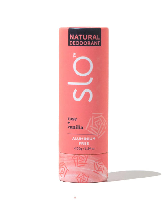 Slo Natural Deodorant Rose + Vanilla