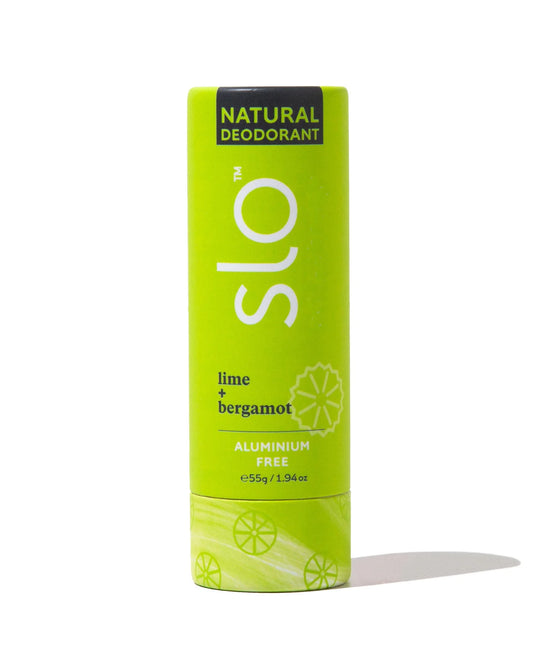 Slo Natural Deodorant - Lime + Bergamot