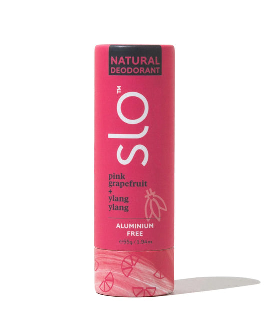 Slo Natural Deodorant Pink Grapefruit + Ylang