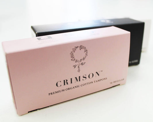 Crimson - Premium organic cotton tampons - Regular